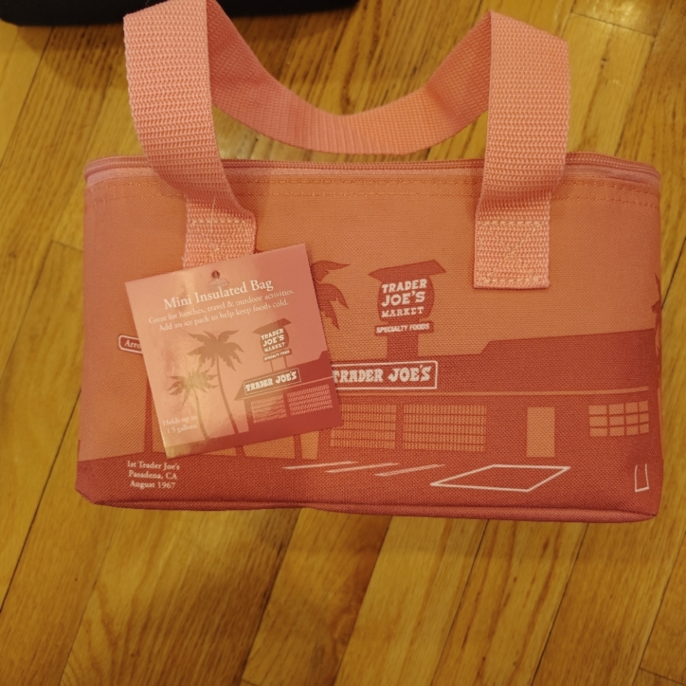 Trader Joe's Pink Insulated Bag